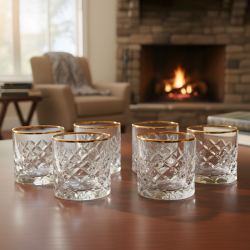 Glass Cups Set 6 Pcs